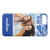 カスタムの写真と名前のジオメトリパターン2 Case-Mate iPhoneケース (裏面(横))