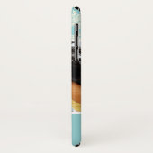 カスタムの写真と名前ダマスクパターン3 Case-Mate iPhoneケース (裏面/左)