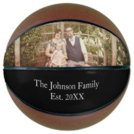 カスタムの写真と名前ファミリーの写真 バスケットボール
