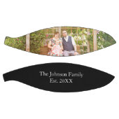 カスタムの写真と名前ファミリーの写真 バスケットボール (パネル)