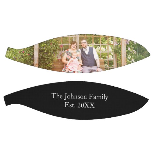 カスタムの写真と名前ファミリーの写真 バスケットボール (パネル)