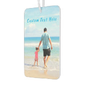 カスタムの写真と文字のデザイン – スペシャル カーエアーフレッシュナー (左)