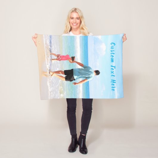 カスタムの写真と文字 – お客様のデザイン – スイート フリースブランケット (インサイチュ)