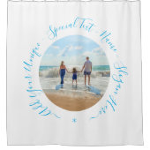 カスタムの写真と文字 – お客様のデザイン – スペシャル  シャワーカーテン (正面)
