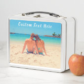 カスタムの写真と文字 – お客様のデザイン – スペシャル メタルランチボックス (インサイチュ)