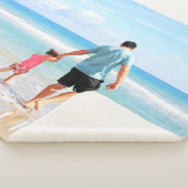 カスタムの写真と文字-デザインのパパ シェルパブランケット (3/4)