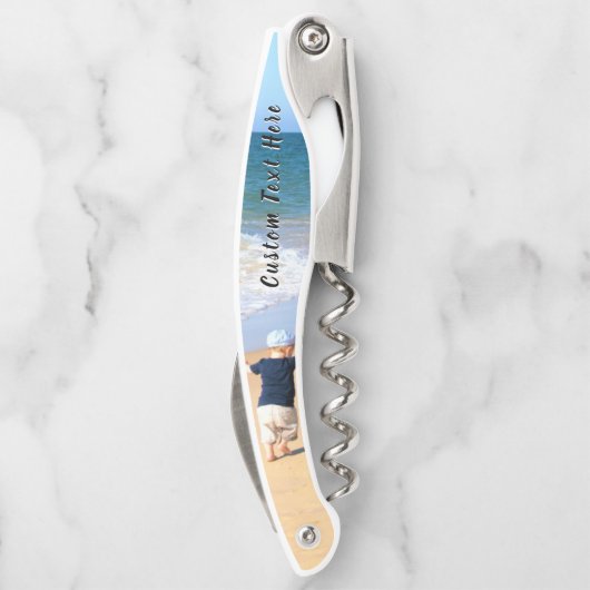 カスタムの写真と文字 – 自分のデザイン ソムリエナイフ (裏面)