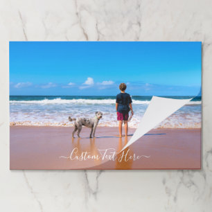 カスタムの写真と文字 – 自分のデザイン – ペット最高の ペーパーパッド