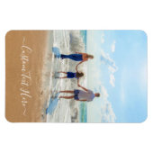 カスタムの写真と文字 – 自分のデザイン – 家族 マグネット (横)