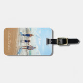 カスタムの写真と文字 – 自分のデザイン – 家族 ラゲッジタグ (正面横)