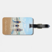 カスタムの写真と文字 – 自分のデザイン – 家族 ラゲッジタグ (裏面横)