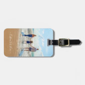 カスタムの写真と文字 – 自分のデザイン – 家族 ラゲッジタグ (正面横)