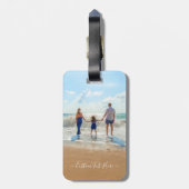 カスタムの写真と文字 – 自分のデザイン – 家族 ラゲッジタグ (裏面縦)