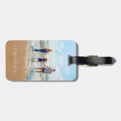 カスタムの写真と文字 – 自分のデザイン – 家族 ラゲッジタグ (裏面横)