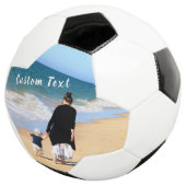 カスタムの写真と文字 – 自分のデザイン- MOM サッカーボール (3/4)