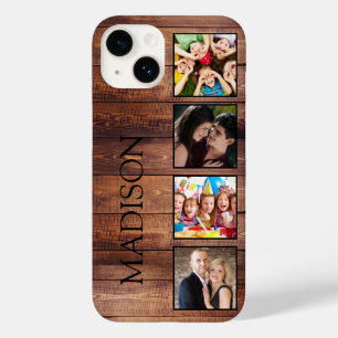 カスタムの写真コラージュ再生木材 Case-Mate iPhone 14ケース