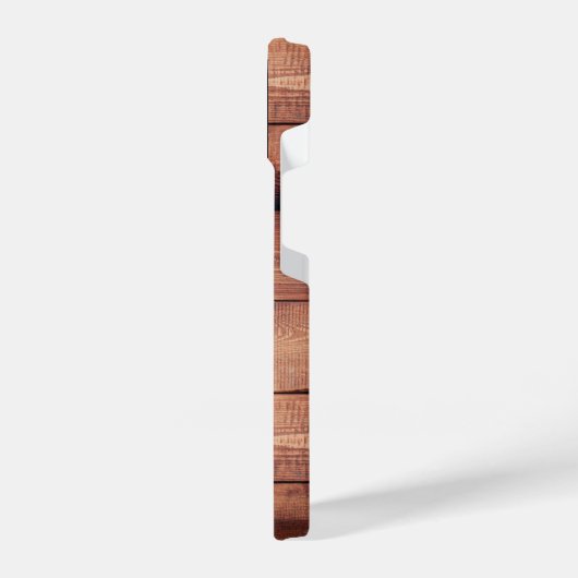 カスタムの写真コラージュ再生木材 iPhoneケース (左側面)