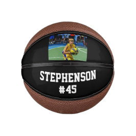 カスタムの写真名バスケットボール ミニバスケットボール