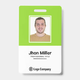 カスタムの写真、ロゴ、バーコード、名前バッジ バッジ