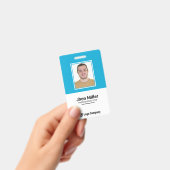 カスタムの写真、ロゴ、バーコード、名前バッジ バッジ (手持ち)