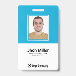 カスタムの写真、ロゴ、バーコード、名前バッジ バッジ