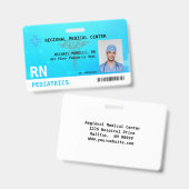 カスタムの写真、ロゴ、バーコードIDバッジ バッジ (正面＆裏面)