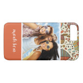 カスタムの写真&名前サマー葉ズ Case-Mate iPhoneケース (裏面(横))