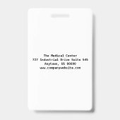 カスタムの写真、名前、バーコード、ロゴバッジ バッジ (裏面)