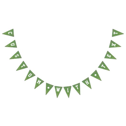 カスタムの切口の草の芝生 バンティングフラッグ (全)