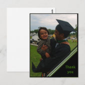 カスタムの卒業サンキューカード – 三角形 ポストカード (正面/裏面)