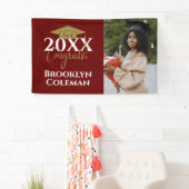 カスタムの卒業パーティー写真パーティーバナー 横断幕 (インサイチュ)