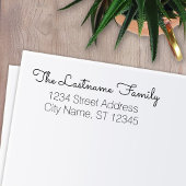 カスタムの名前と差出人住所- Sacramento セルフインキングスタンプ