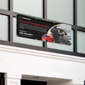 カスタムの圧力洗浄サービス 横断幕 (ビルの外側)