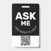 カスタムの従業員 – フォトパス – 名前ID バッジ (裏面)