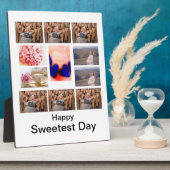 カスタムの恋人の日11写真コラージュ フォトプラーク (側面)