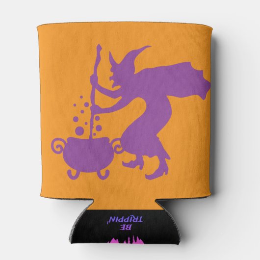 カスタムの悪い魔女がビールをつくる 缶クーラー (裏面)