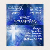 カスタムの折り畳み名刺 名刺 (外部フラット)