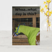 カスタムの挨拶状 カード (黄色い花)