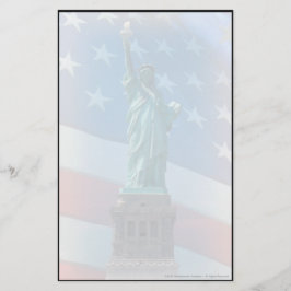 カスタムの文房具自由の女神 便箋