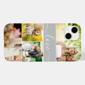 カスタムの新しいモダン写真loveスクリプト Case-Mate iPhoneケース (裏面 (横))