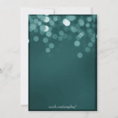 カスタムの新年パーティー 招待状 (裏面)