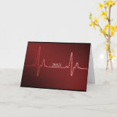 カスタムの日付がついた医学のヘルスケアの卒業 カード (黄色い花)