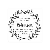 カスタムの未来の人ミセス・差出人住所結婚ズ ラバースタンプ (インプリント)