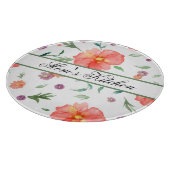 カスタムの植物切り取りボード – 彼女のためのギフト カッティングボード (角)