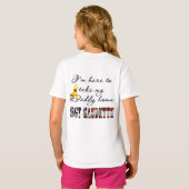 カスタムの歓迎された家のお父さん私は- Gaudetteを恋しく思いました Tシャツ (裏面フル)