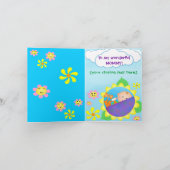 カスタムの母の日の挨拶状 カード (内部)