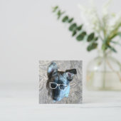 カスタムの気に職業が写真を追加 スクエア名刺 (スタンド正面)