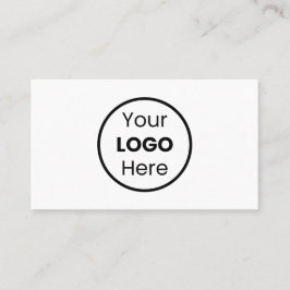 カスタムの洗練された白黒ロミニマルゴ 名刺