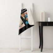 カスタムの父の日4写真コラージュ最高のパパ シェルパブランケット (インサイチュ)