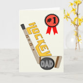 カスタムの父の日/パパ誕生日のグリーティングカード カード (黄色い花)